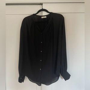 Aritzia Babaton Black Blouse